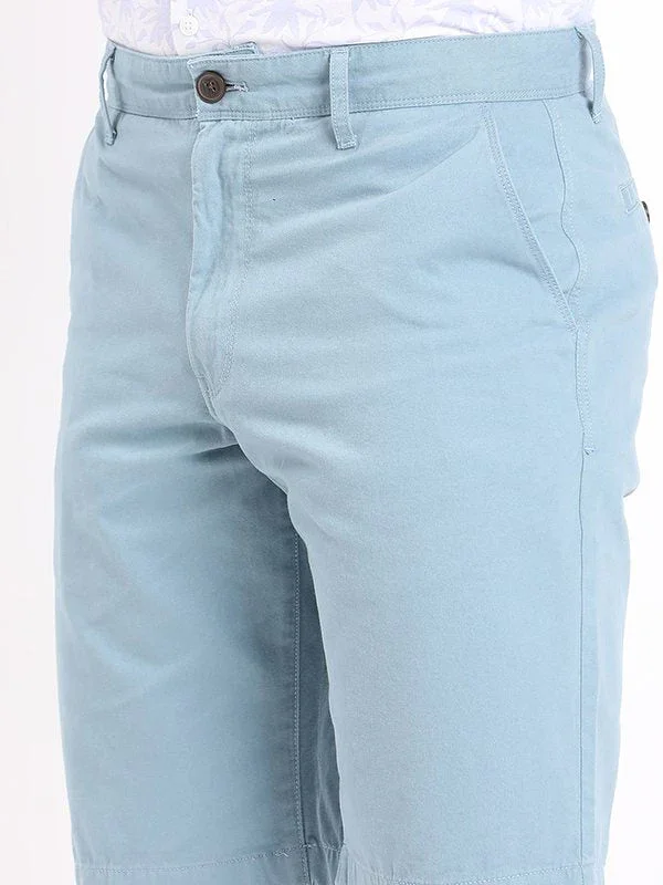 Men's Solid Cotton Shorts - Image 13