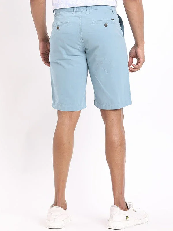 Men's Solid Cotton Shorts - Image 14