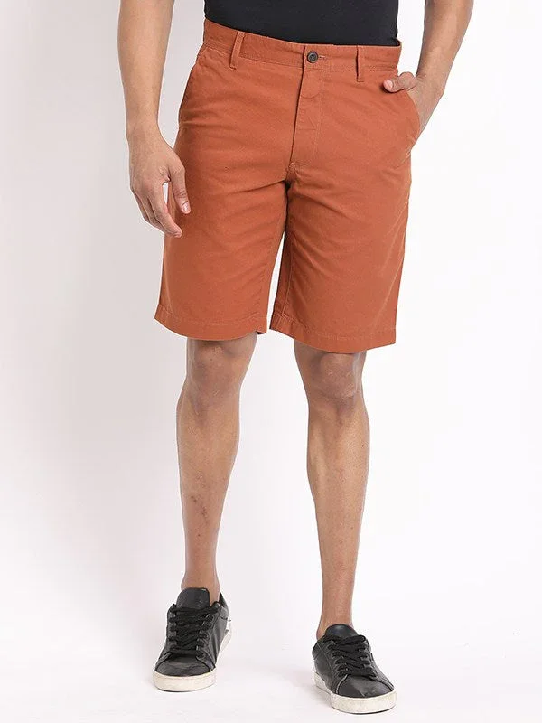 Men's Solid Cotton Shorts - Image 16
