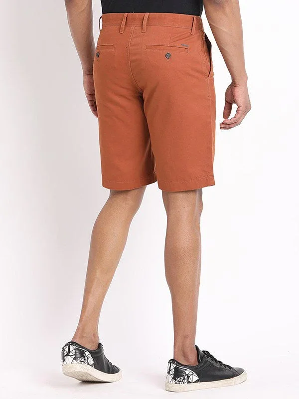 Men's Solid Cotton Shorts - Image 19