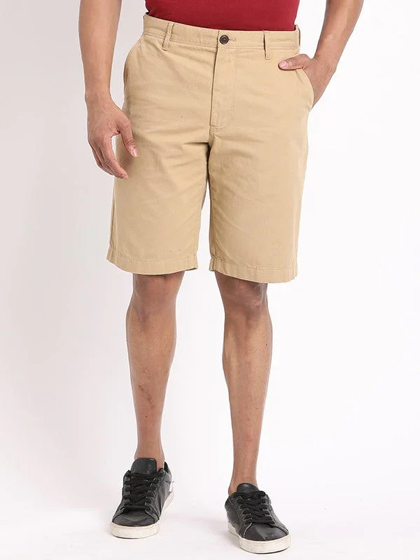 Men's Solid Cotton Shorts - Image 6