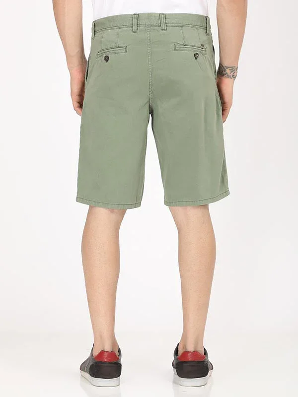 Men's Solid Cotton Shorts - Image 5