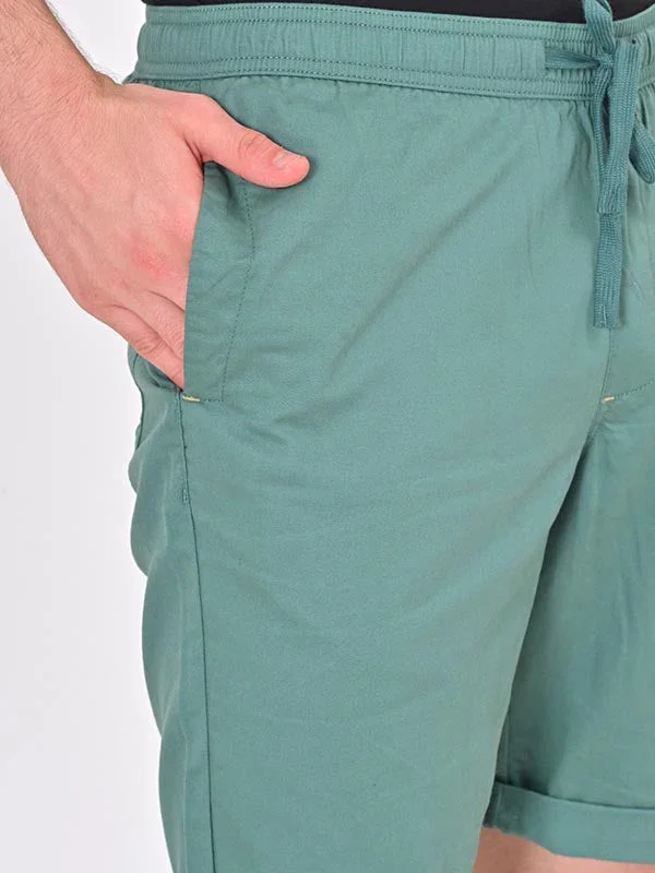 Men's Solid Cotton Shorts - Image 11