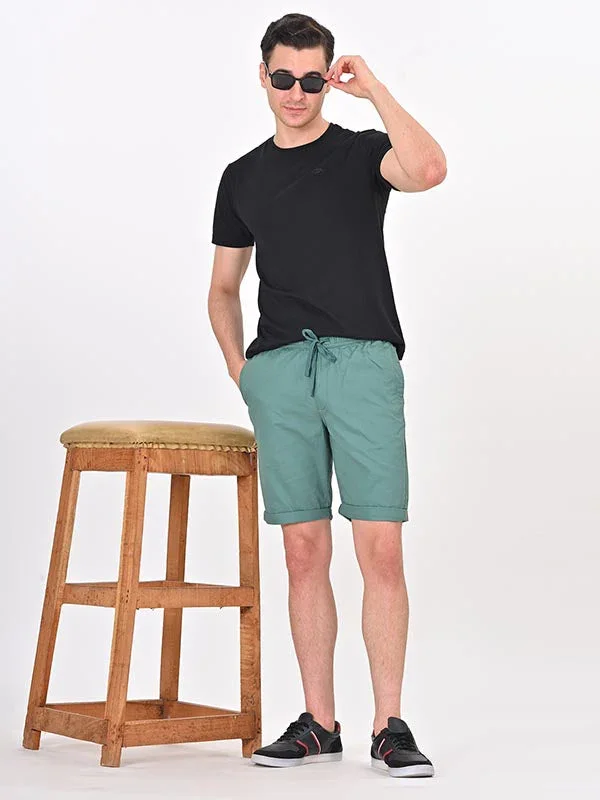 Men's Solid Cotton Shorts - Image 12
