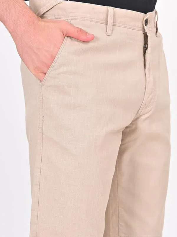 Men's Solid Cotton Stretch Shorts - Image 15
