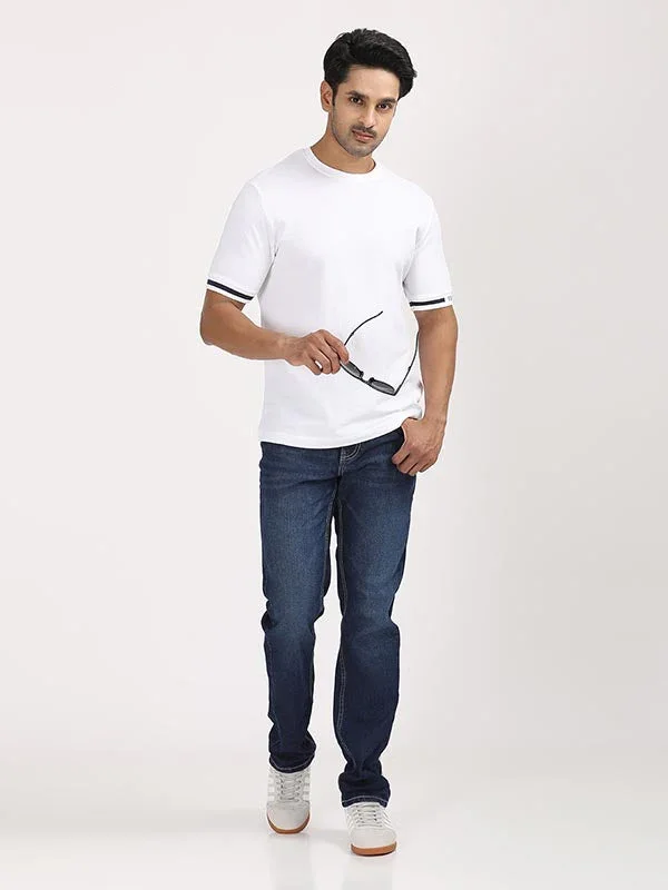 Men's Solid Crew Neck T Shirt - Image 3