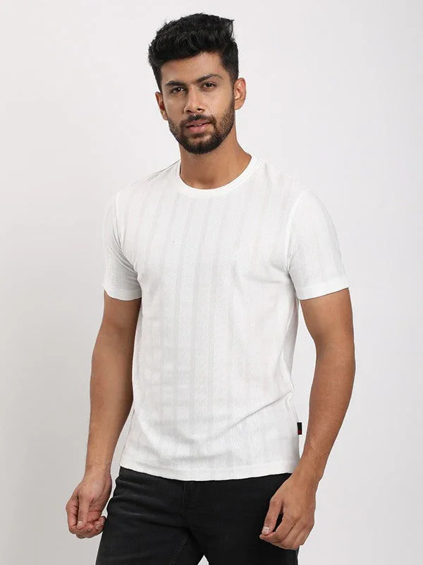 Men's Solid Crew Neck T-Shirt