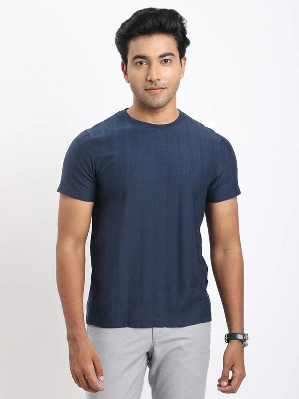 Men's Solid Crew Neck T-Shirt - Image 6