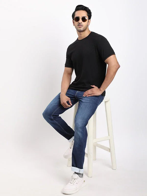 Men's Solid Crew Neck T-Shirt - Image 10