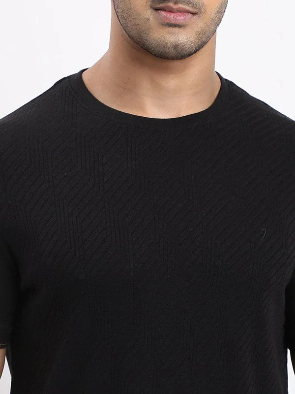 Men's Solid Crew Neck T-Shirt - Image 8