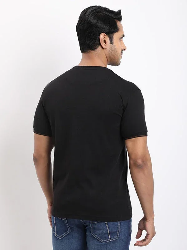 Men's Solid Crew Neck T-Shirt - Image 9