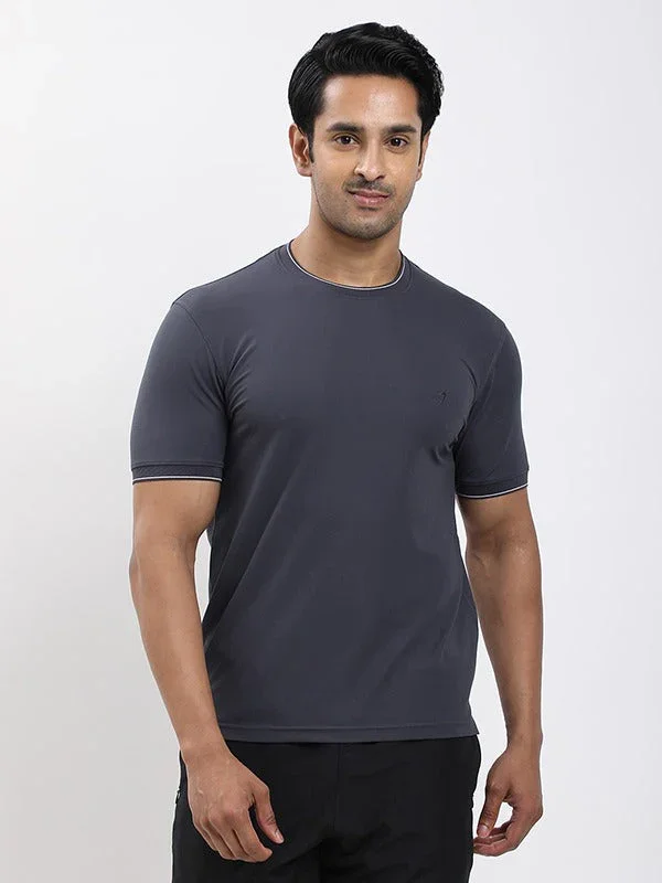 Men's Solid Crew Neck T-Shirt - Image 11