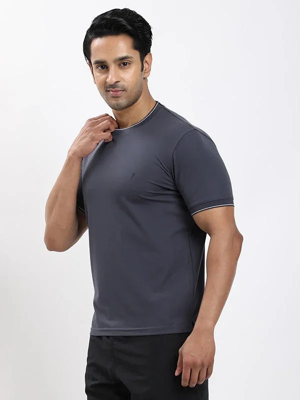 Men's Solid Crew Neck T-Shirt - Image 12