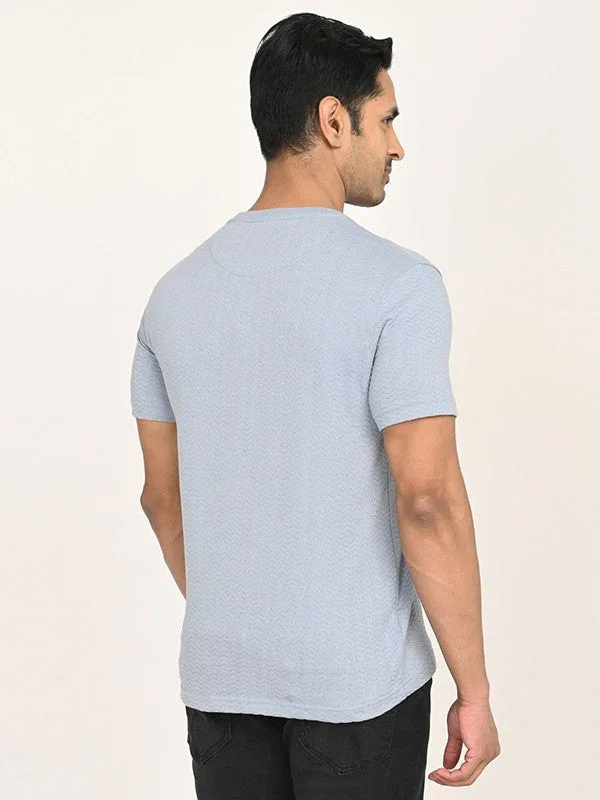 Men's Solid Crew Neck T-Shirt - Image 4