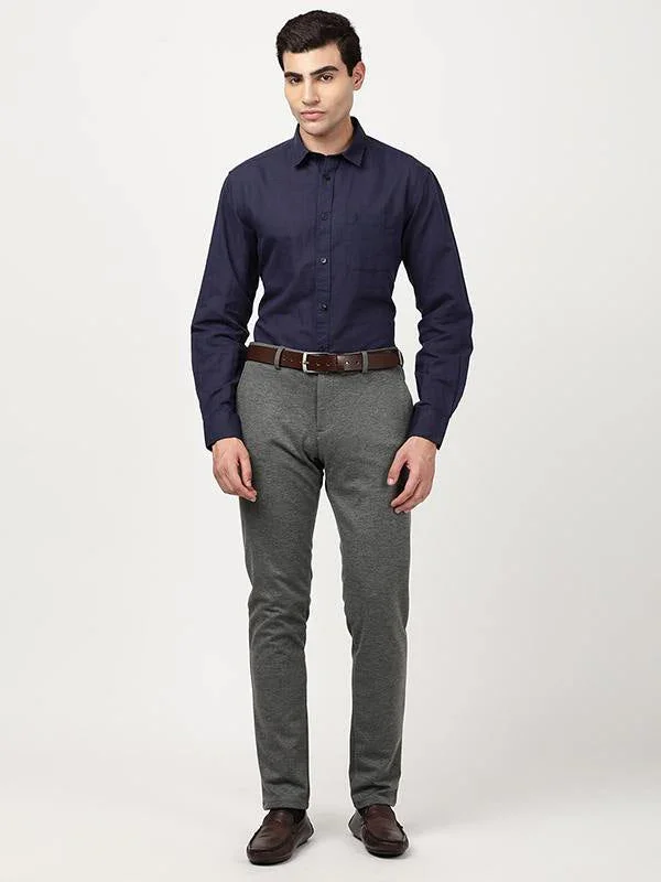 Men's Solid Full Sleeves Cotton Blend Shirt - Image 27