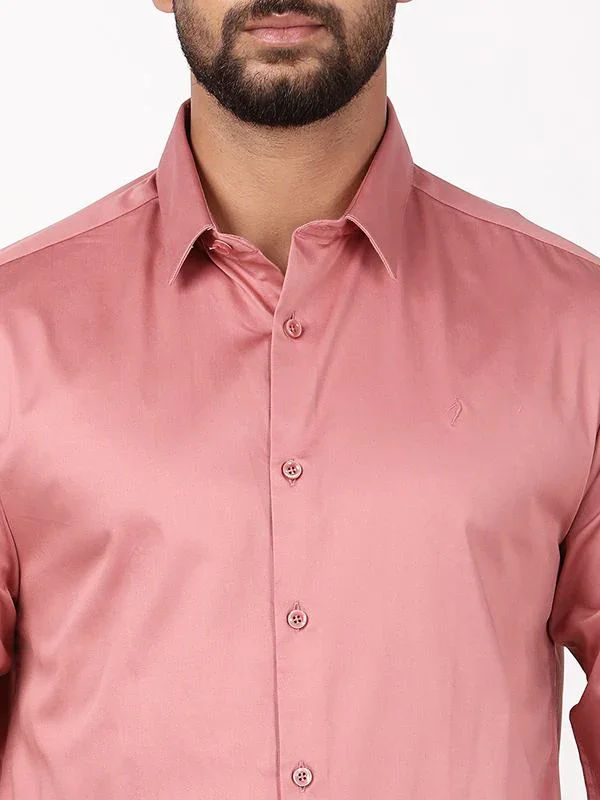 Men's Solid Full Sleeves Cotton Blend Shirt - Image 23