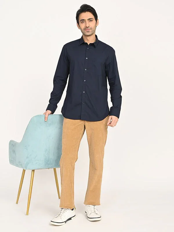 Men's Solid Full Sleeves Cotton Shirt - Image 10