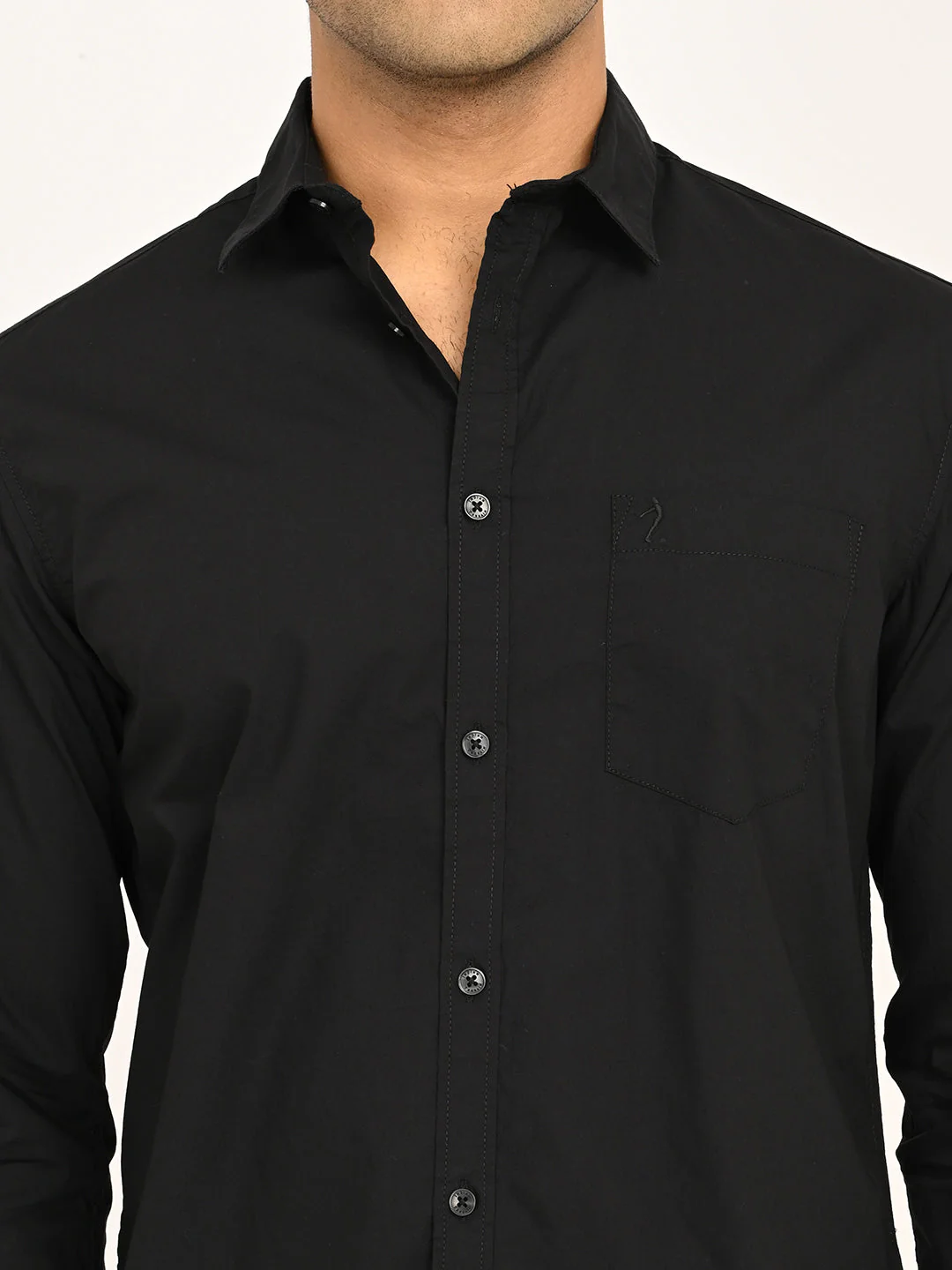 Men's Solid Full Sleeves Cotton Shirt - Image 13