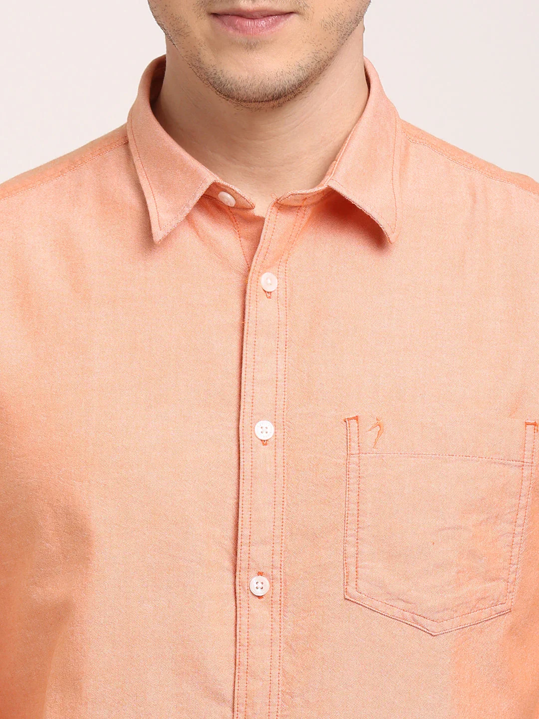 Men's Solid Full Sleeves Cotton Shirt - Image 11