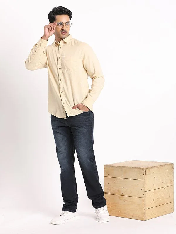Men's Solid Full Sleeves Cotton Shirt - Image 5