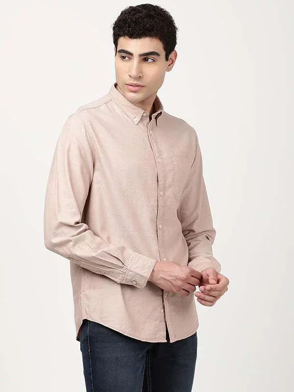 Men's Solid Full Sleeves Cotton Shirt - Image 7