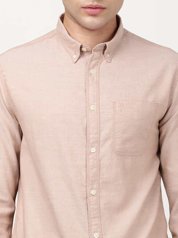 Men's Solid Full Sleeves Cotton Shirt - Image 8
