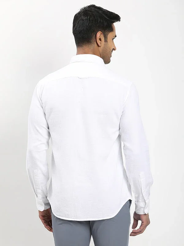 Men's Solid Full Sleeves Cotton Shirt - Image 5