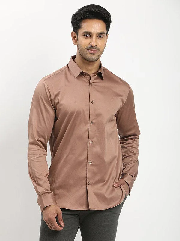 Men's Solid Full Sleeves Cotton Shirt