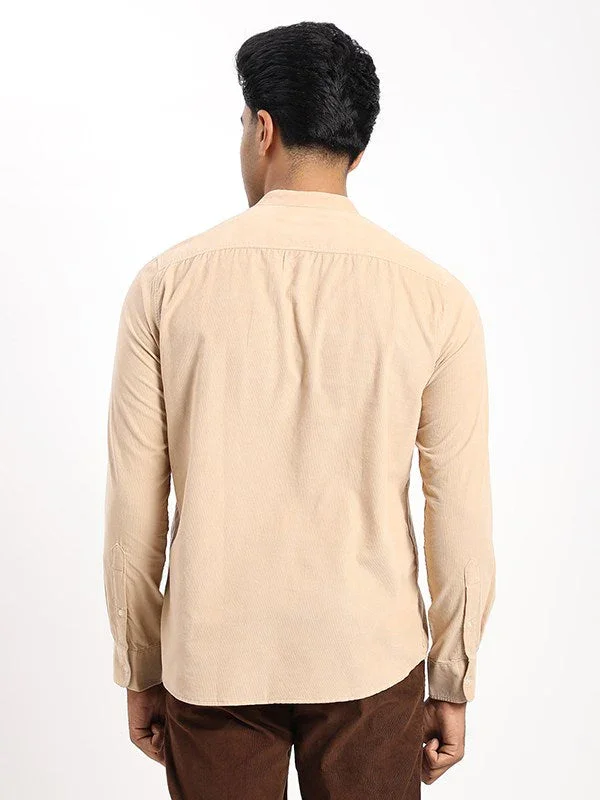 Men's Solid Full Sleeves Cotton Shirt - Image 4