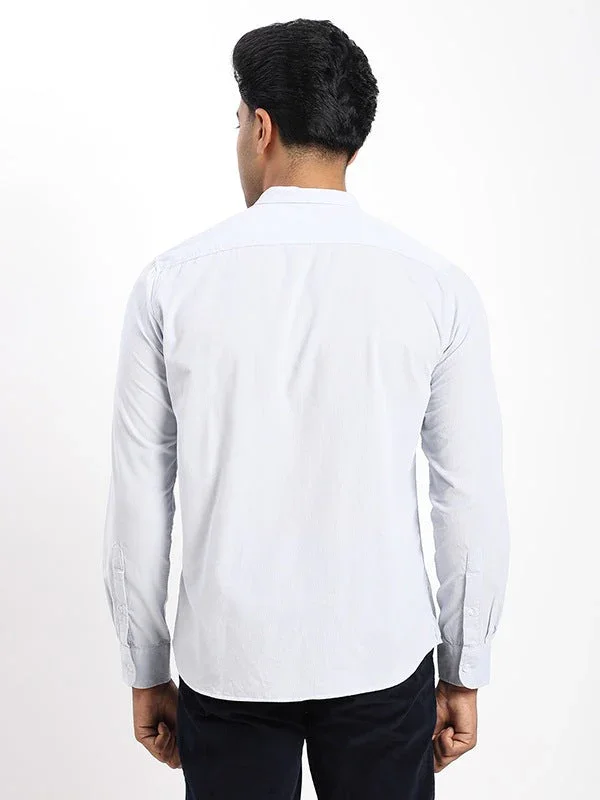 Men's Solid Full Sleeves Cotton Shirt - Image 9