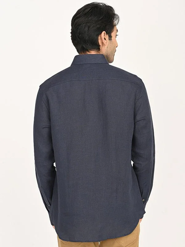 Men's Solid Full Sleeves Cotton Shirt - Image 24