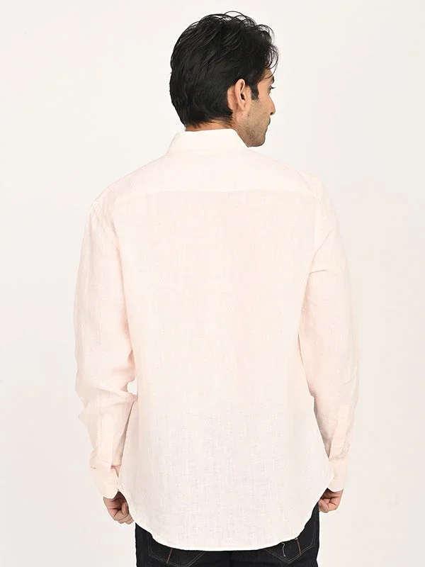 Men's Solid Full Sleeves Cotton Shirt - Image 14