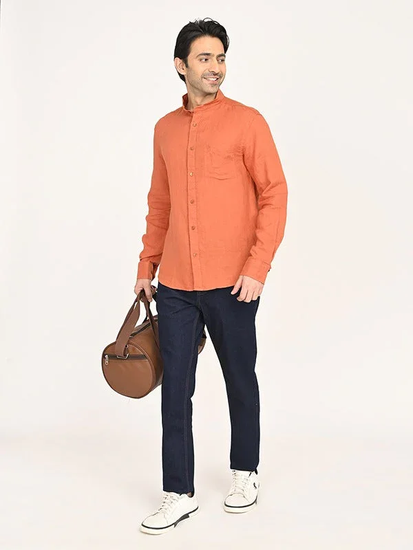 Men's Solid Full Sleeves Cotton Shirt - Image 25