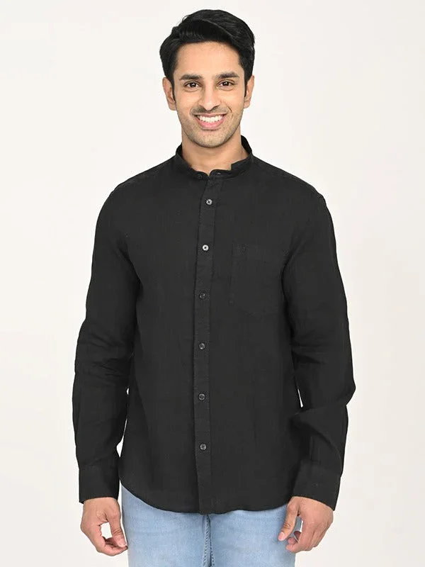 Men's Solid Full Sleeves Cotton Shirt - Image 31