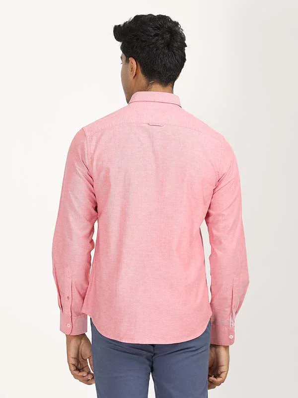 Men's Solid Full Sleeves Cotton Stretch Shirt - Image 19