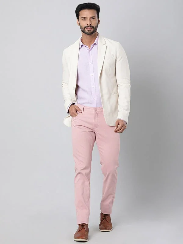 Men's Solid Full Sleeves Linen Shirt - Image 8