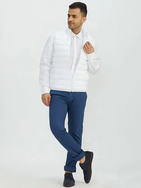Men's Solid Full Sleeves Linen Shirt - Image 4