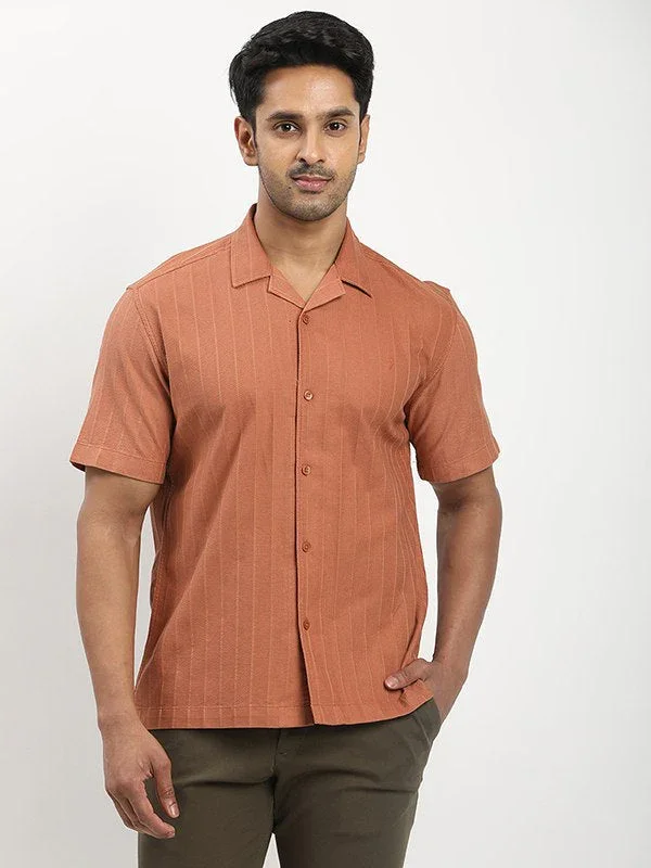 Men's Solid Half Sleeves Cotton Shirt