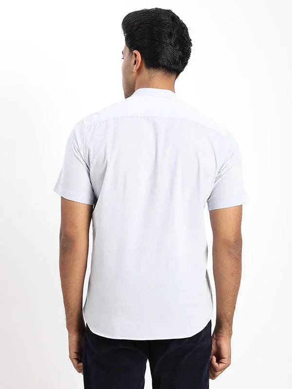Men's Solid Half Sleeves Cotton Shirt - Image 9