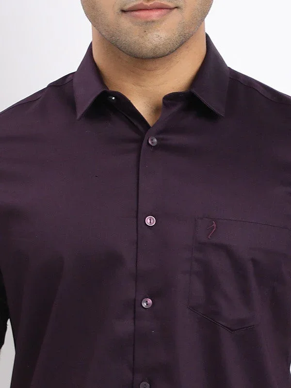 Men's Solid Half Sleeves Cotton Stretch Shirt - Image 28