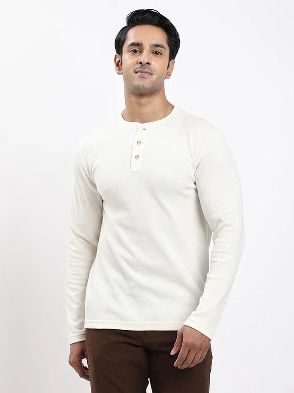 Men's Solid Henley T-Shirt - Image 11