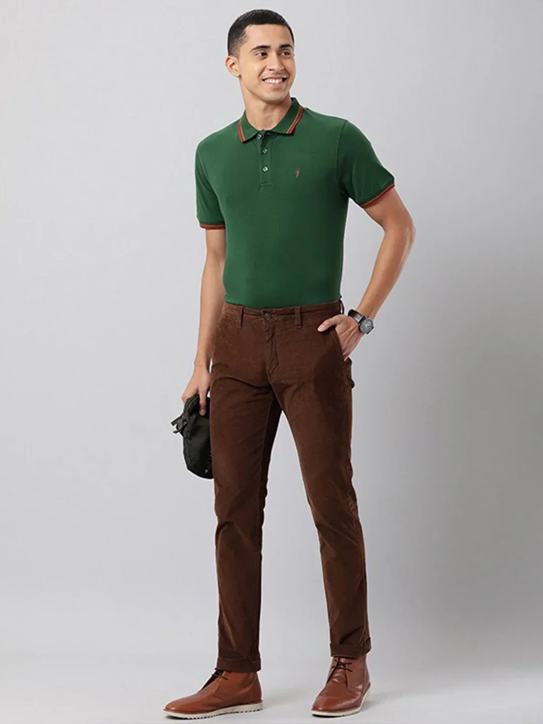Men's Solid Polo T-Shirt - Image 10
