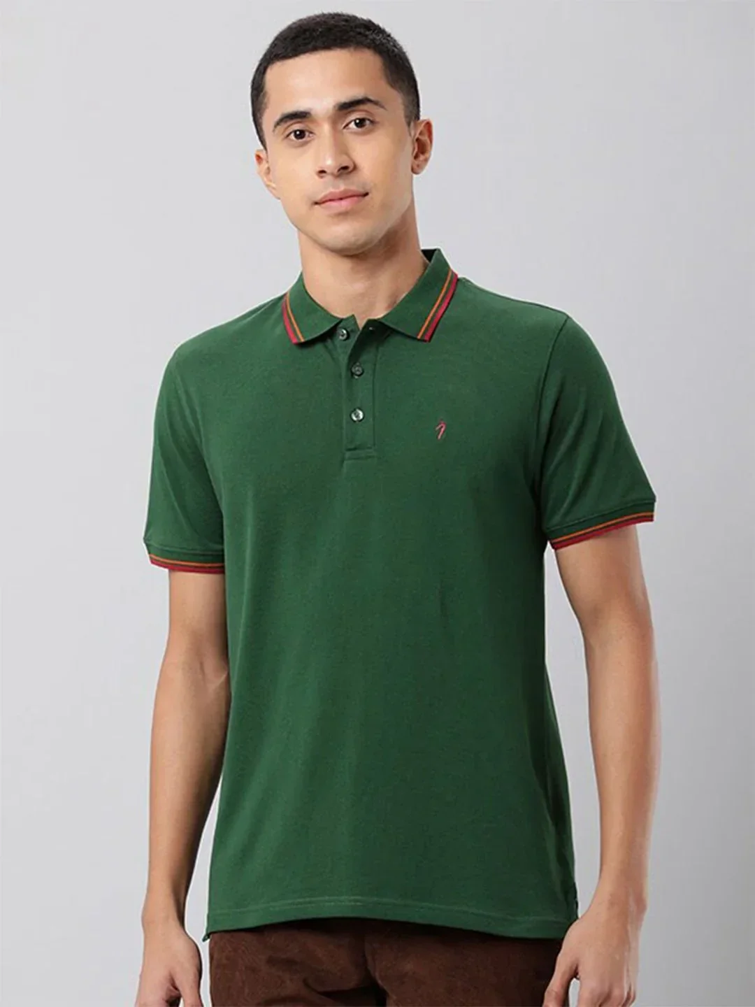 Men's Solid Polo T-Shirt - Image 12