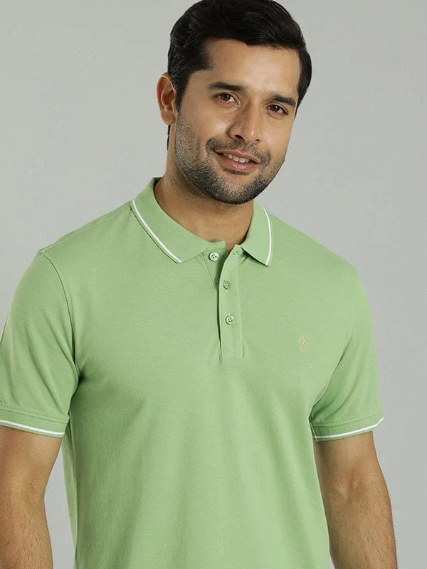 Men's Solid Polo T-Shirt - Image 17