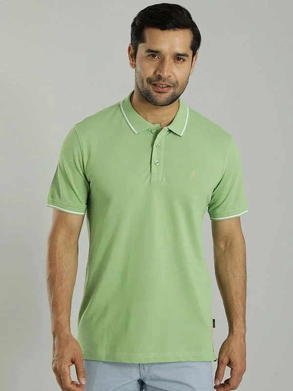 Men's Solid Polo T-Shirt - Image 18