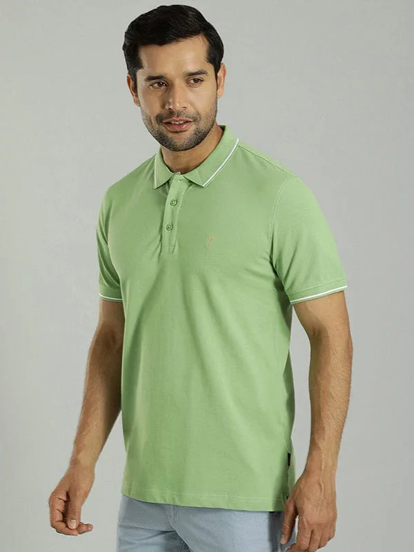 Men's Solid Polo T-Shirt - Image 19