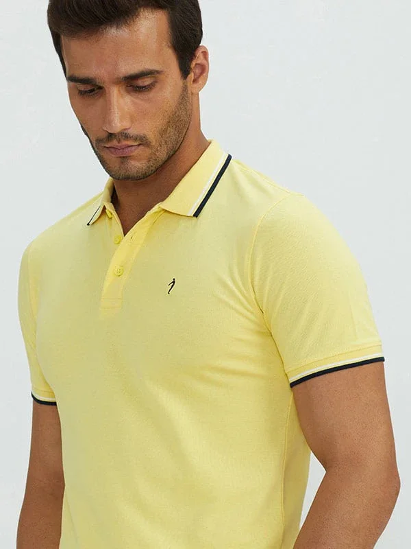Men's Solid Polo T-Shirt - Image 21
