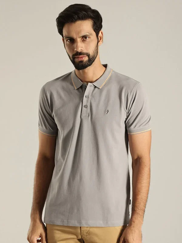 Men's Solid Polo T-Shirt - Image 26