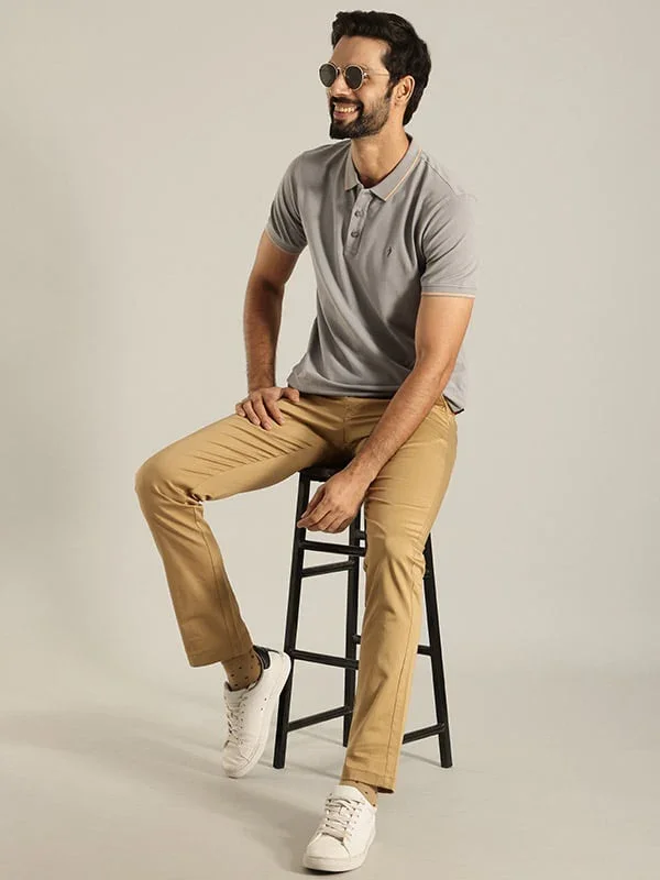 Men's Solid Polo T-Shirt - Image 28
