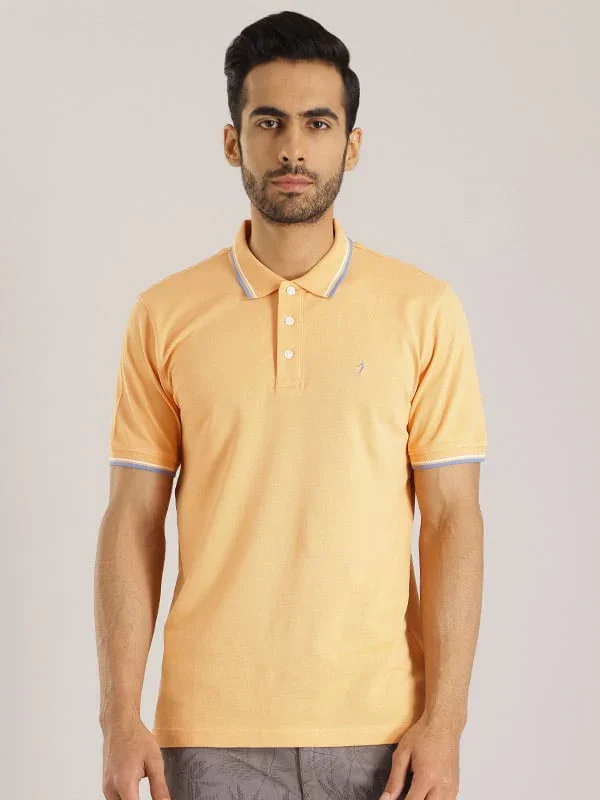 Men's Solid Polo T-Shirt - Image 30
